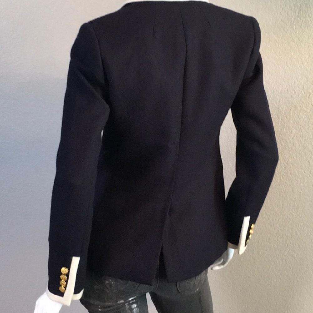 Wool Jcrew Two-Button Front Blazer - image 6